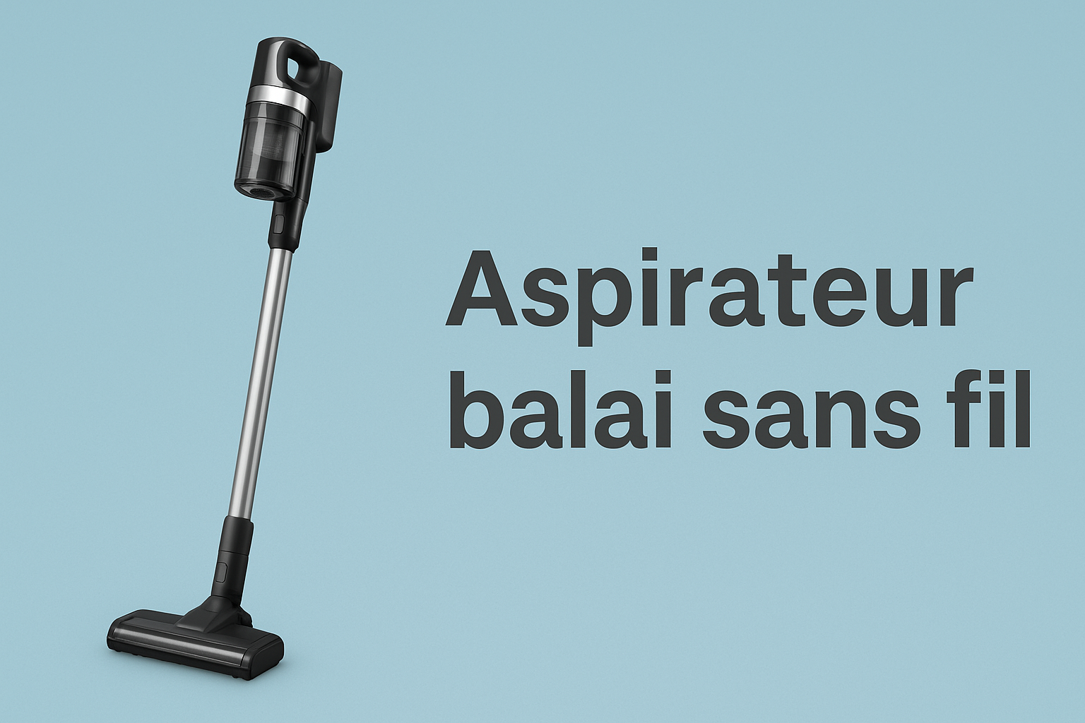 L'Aspirateur Balai Sans Fil